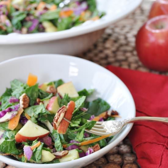 Spinach,  Apple, & Pecan Salad