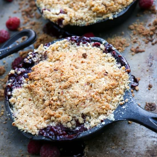 Raspberry Almond Crisp