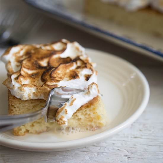 Toasted Tres Leches Cake