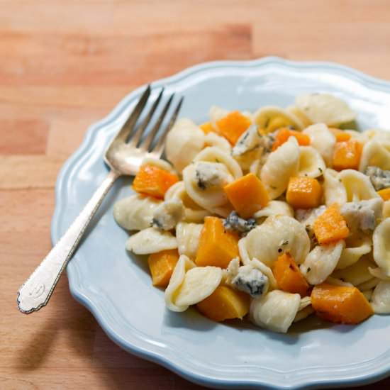 Butternut Squash Blue Cheese Pasta