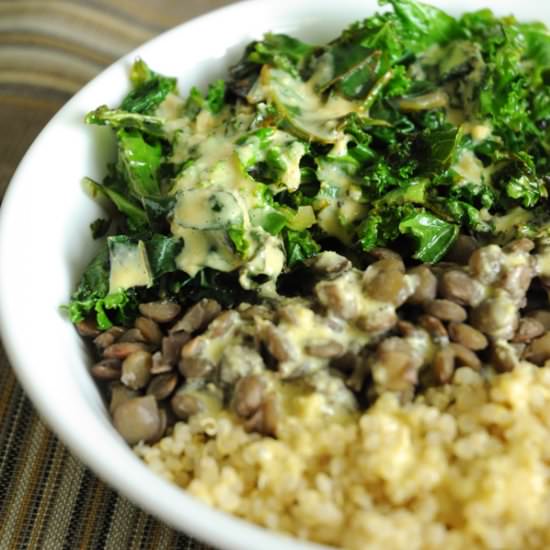 Quinoa Bowl with Savoury Dressing