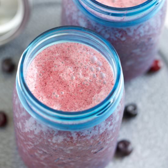 Healthy Huckleberry Frosty