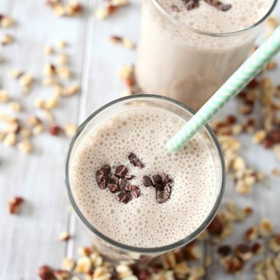 Homemade Chocolate-Hazelnut Milk