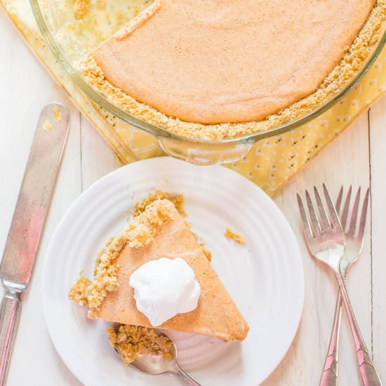 Pumpkin Ice Cream Pie