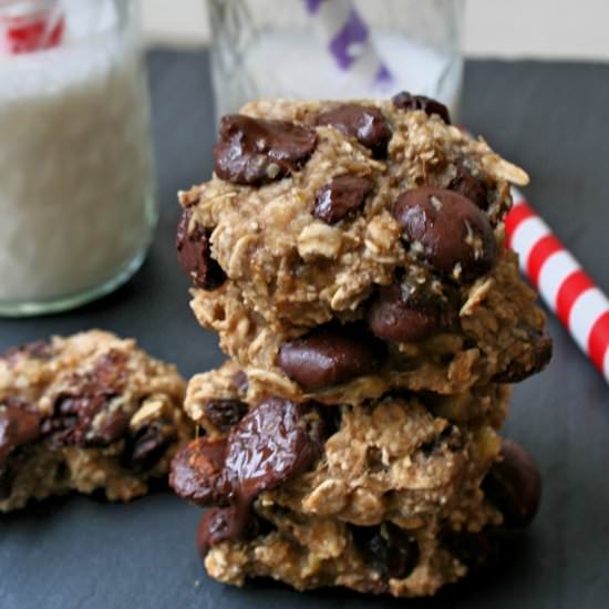4 Ingredient Chocolate Chip Cookies