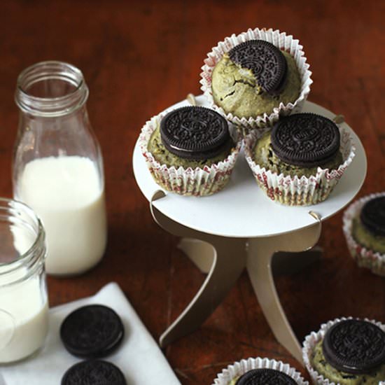 Oreo & Green Tea Muffins