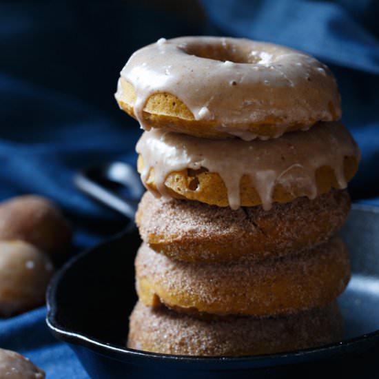 Baked Pumpkin Pie Donuts