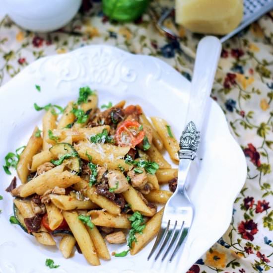 Pasta with Sun-Dried Tomatoes