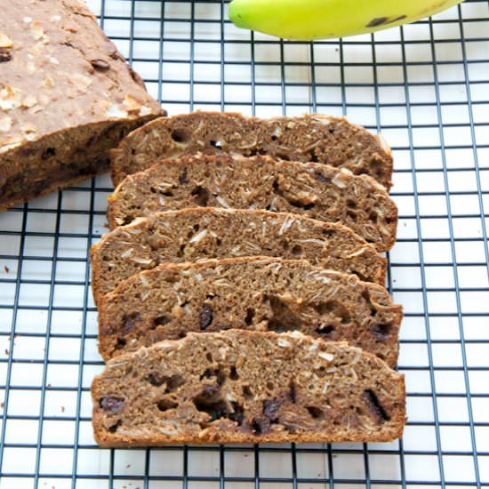 Coconut Banana Protein Bread