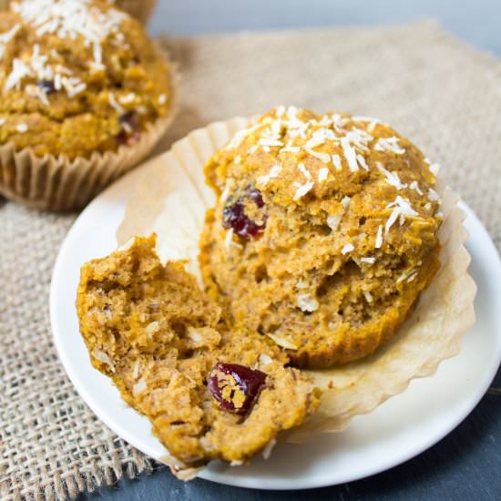 Sweet Potato Coconut Muffins