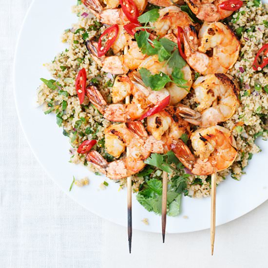 Citrus Chili Shrimp with Couscous