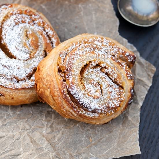 Pumpkin and Cream Cheese Spirals