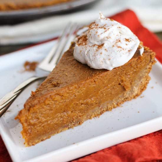 Vegan Pumpkin Pie