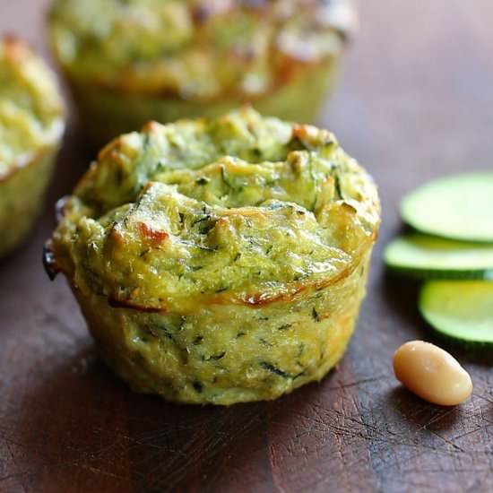 White Beans and Zucchini Muffin