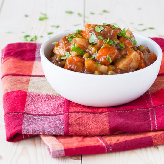 One Pot Red Wine Beef Stew