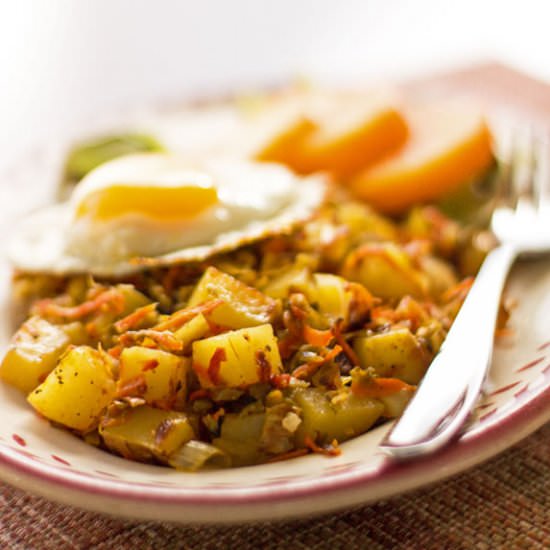 Potato Fries with Green Chile