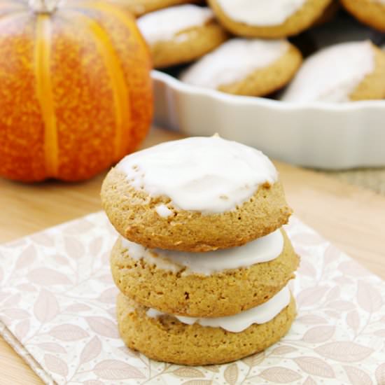 Soft Pumpkin Spice Cookies
