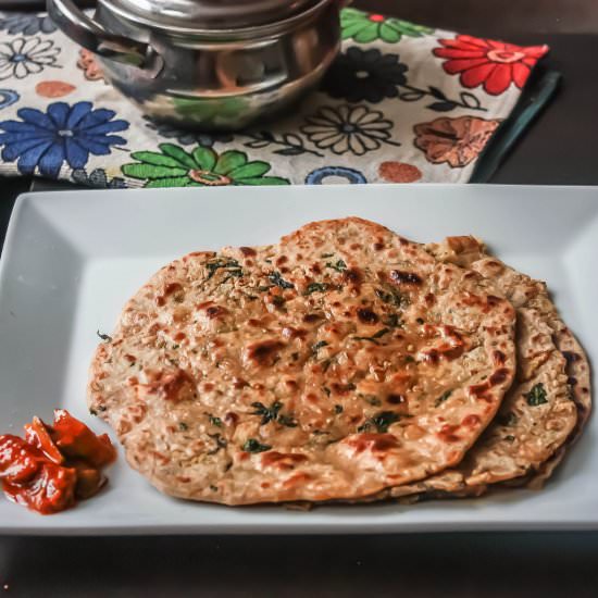 TOFU MINT WHOLE WHEAT PARATHA/BREAD