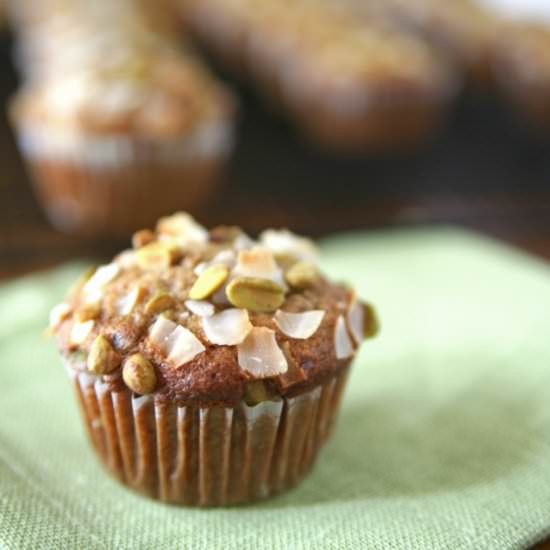 Garam Masala Banana Nut Muffins