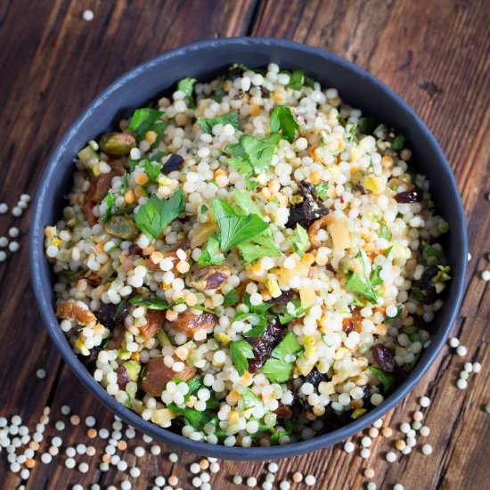 Lemon Pistachio Israeli Couscous