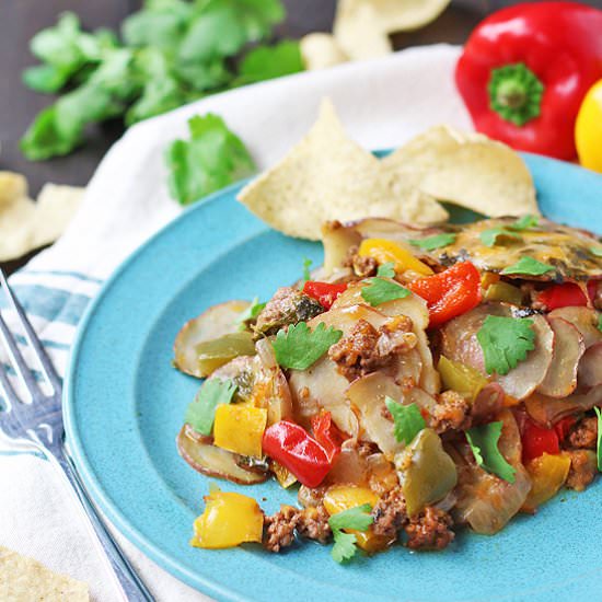 Slow Cooker Mexi Potato Casserole