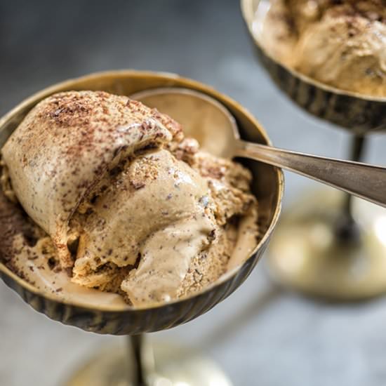 Salted caramel ice cream