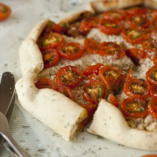 Tomatoes and Cheese Galette