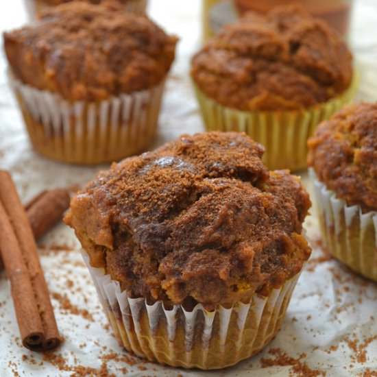 Pumpkin Snickerdoodle Muffins