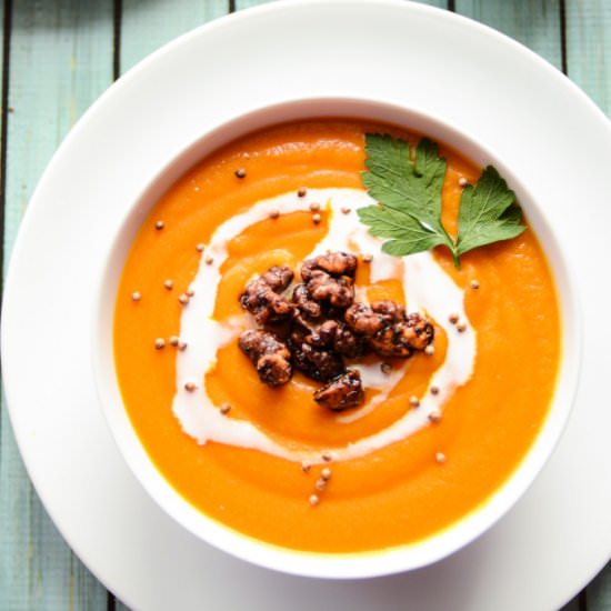 Carrot, Lentil & Squash Soup