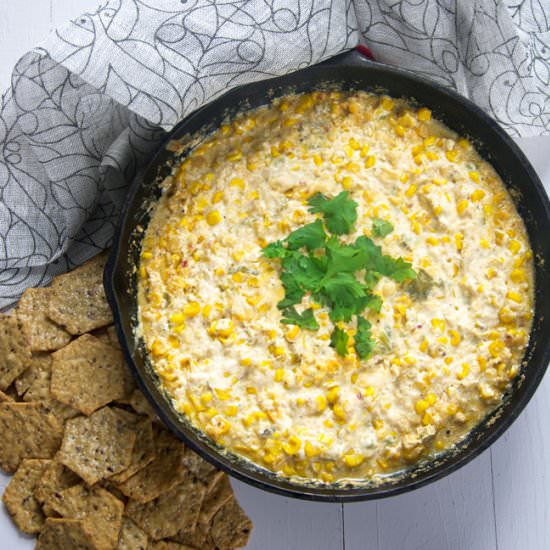 Hatch Chile Creamy Corn Dip