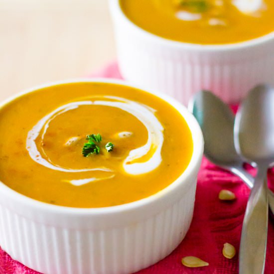 Vegan Creamy Pumpkin Soup