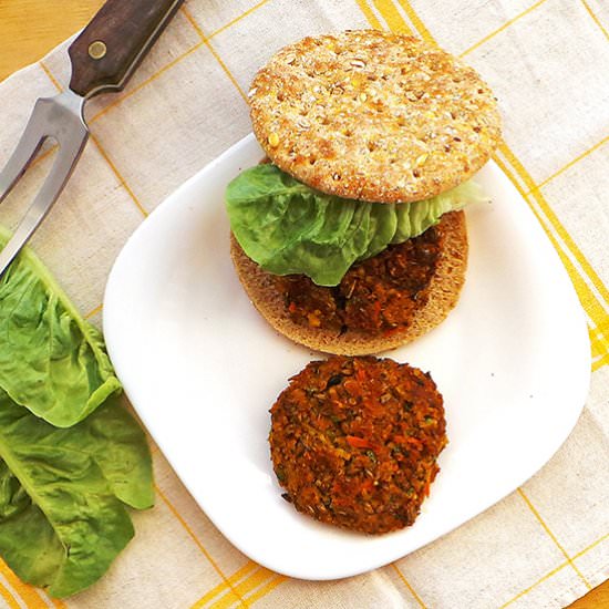 Spent Grain & Quinoa Burgers