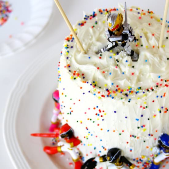 Power Rangers Birthday Cake