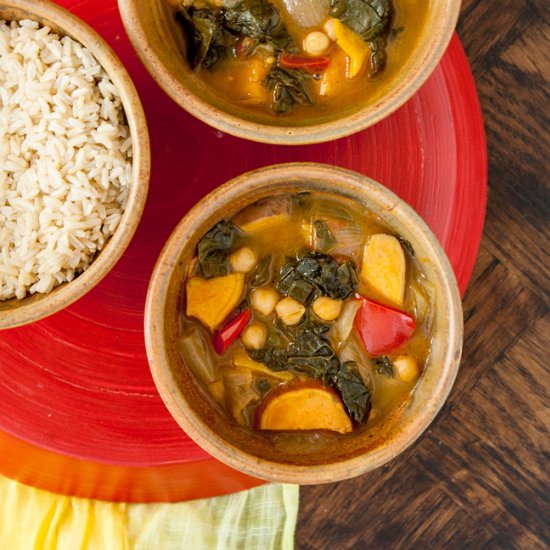 Vegan Caribbean Coconut Curry