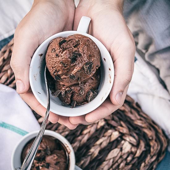 Dark Chocolate Cayenne Ice Cream
