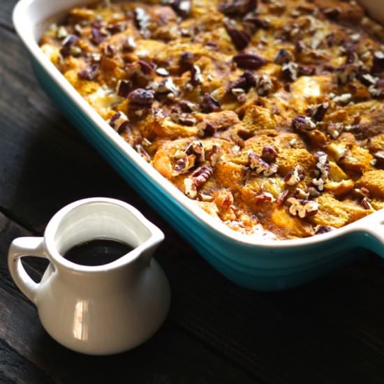 Baked Pumpkin French Toast