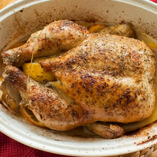 Lemon Thyme Roasted Chicken
