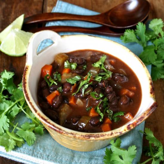 Chunky Black Bean Soup