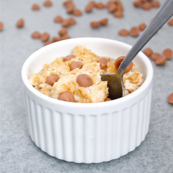 Caramel Cookie Dough Oatmeal