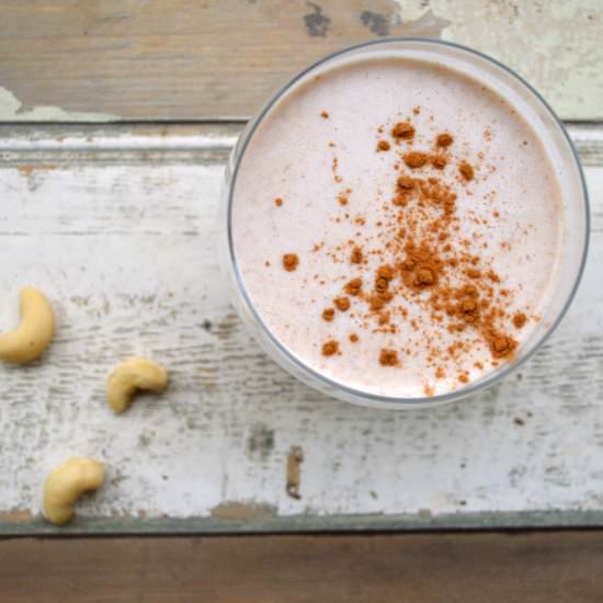 Creamy Cinnamon Cashew Nut Milk