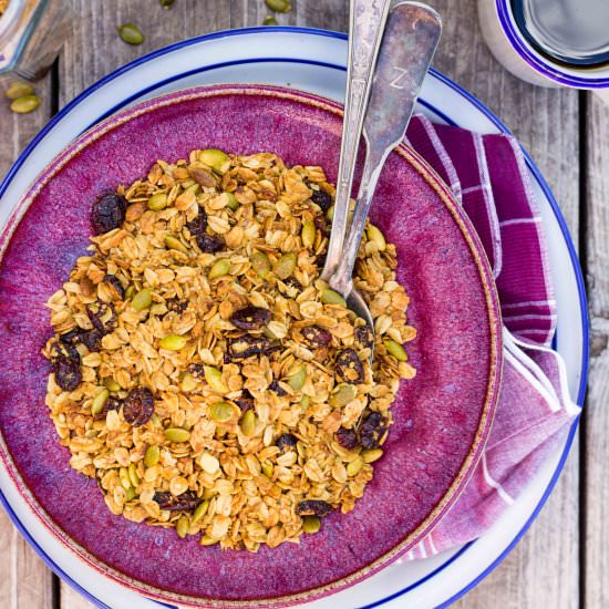 Pumpkin Spiced Granola