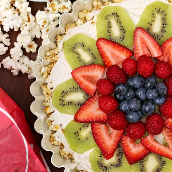 Popcorn Fruit Tart