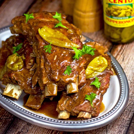 Slow Cooker Mississippi Ribs
