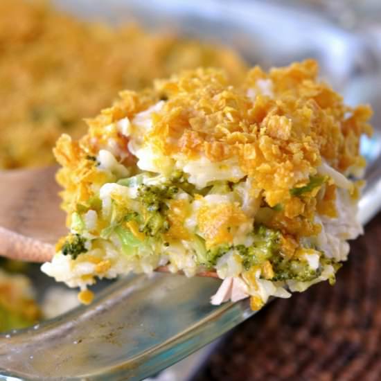 Cheesy Chicken Broccoli Casserole
