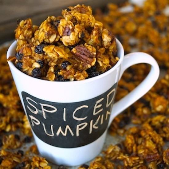 Spiced Pumpkin Roasted Granola