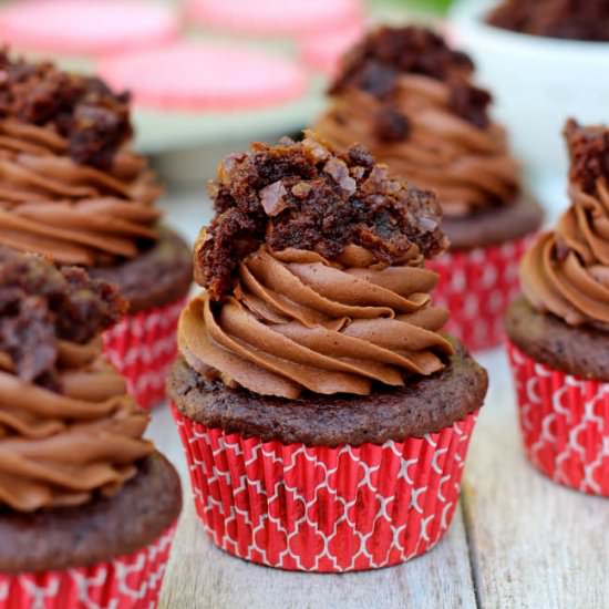 Brownie Batter Cupcakes