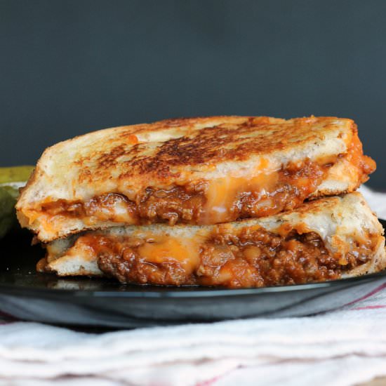 Sloppy Joe Grilled Cheese