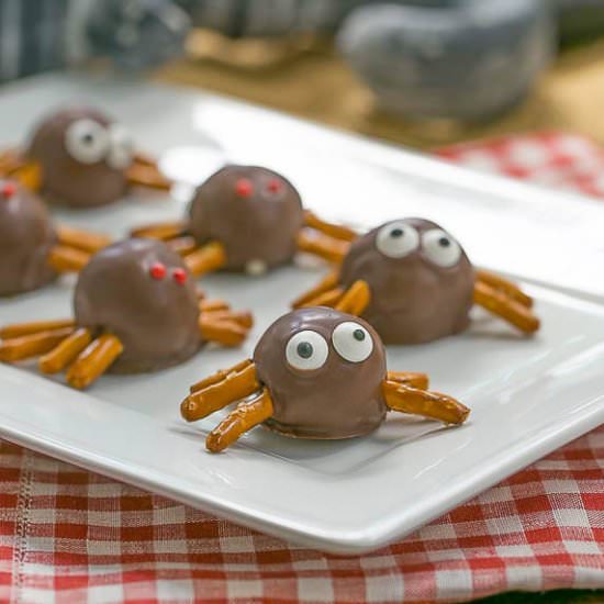 Potato Candy Spiders