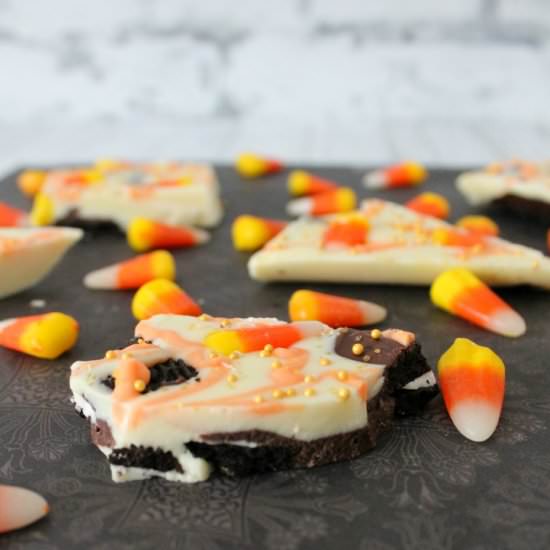 Candy Corn Oreo Bark