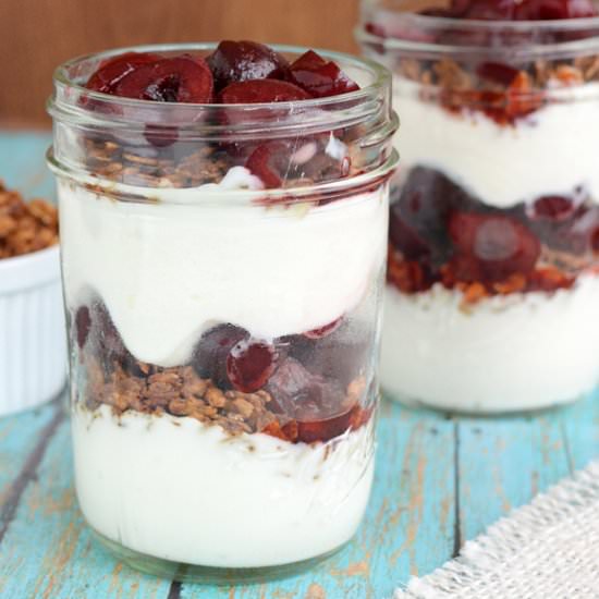 Cherry Yogurt Parfaits